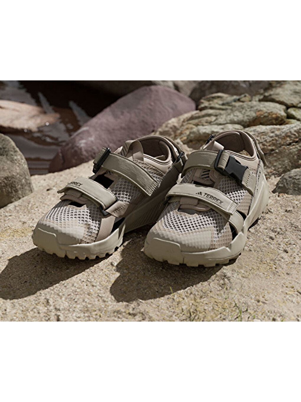 Terrex Hydroterra At Erkek Outdoor Sandaleti Jı1030 Bej-1