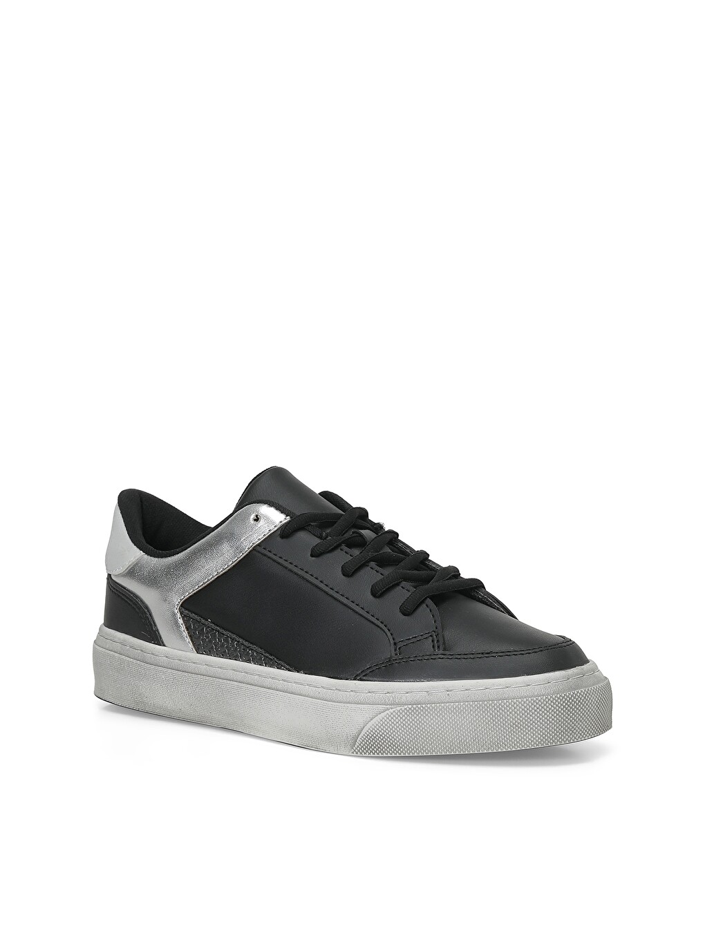 26k-136 Siyah Kadın Sneaker-1