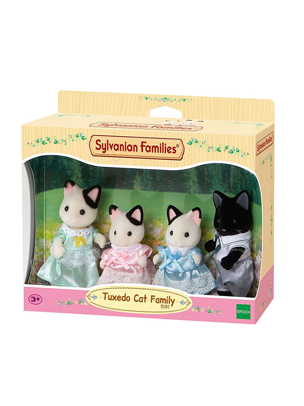 Sylvanian Families Renksiz Smokinli Kedi Ailesi 5181 - 2