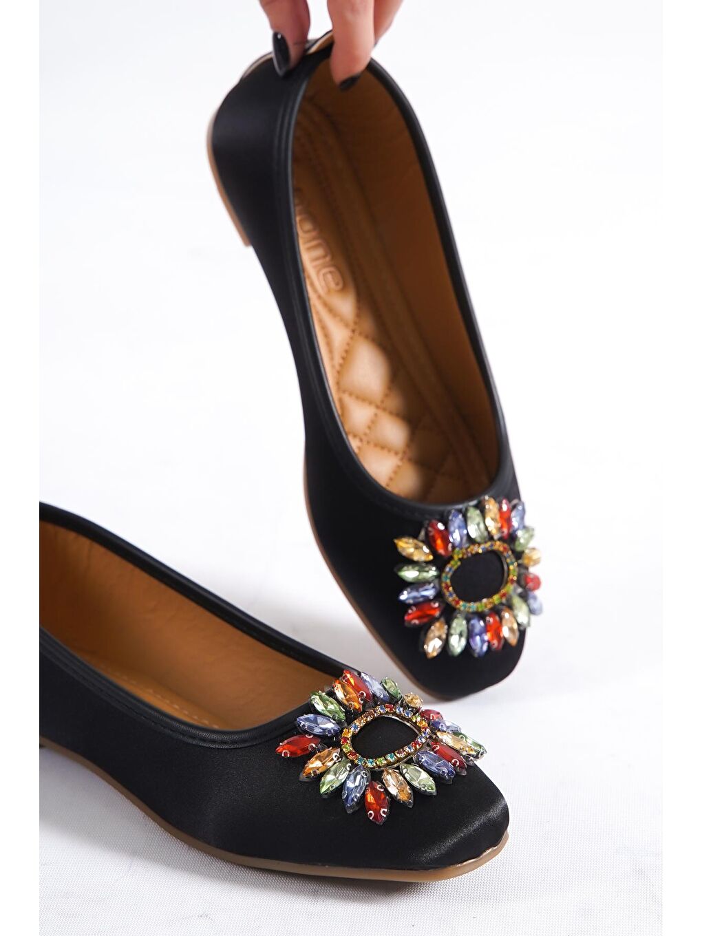 Siyah Hana Trend Kadın Babet-2