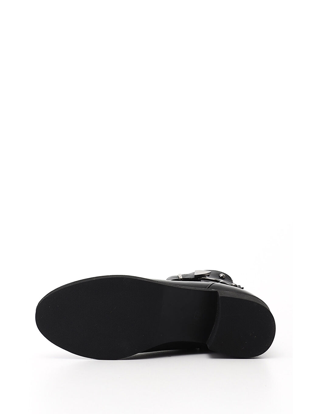 Siyah Kadın SİYAH Fermuarlı Kalın Topuklu Hakiki Deri Bot-3