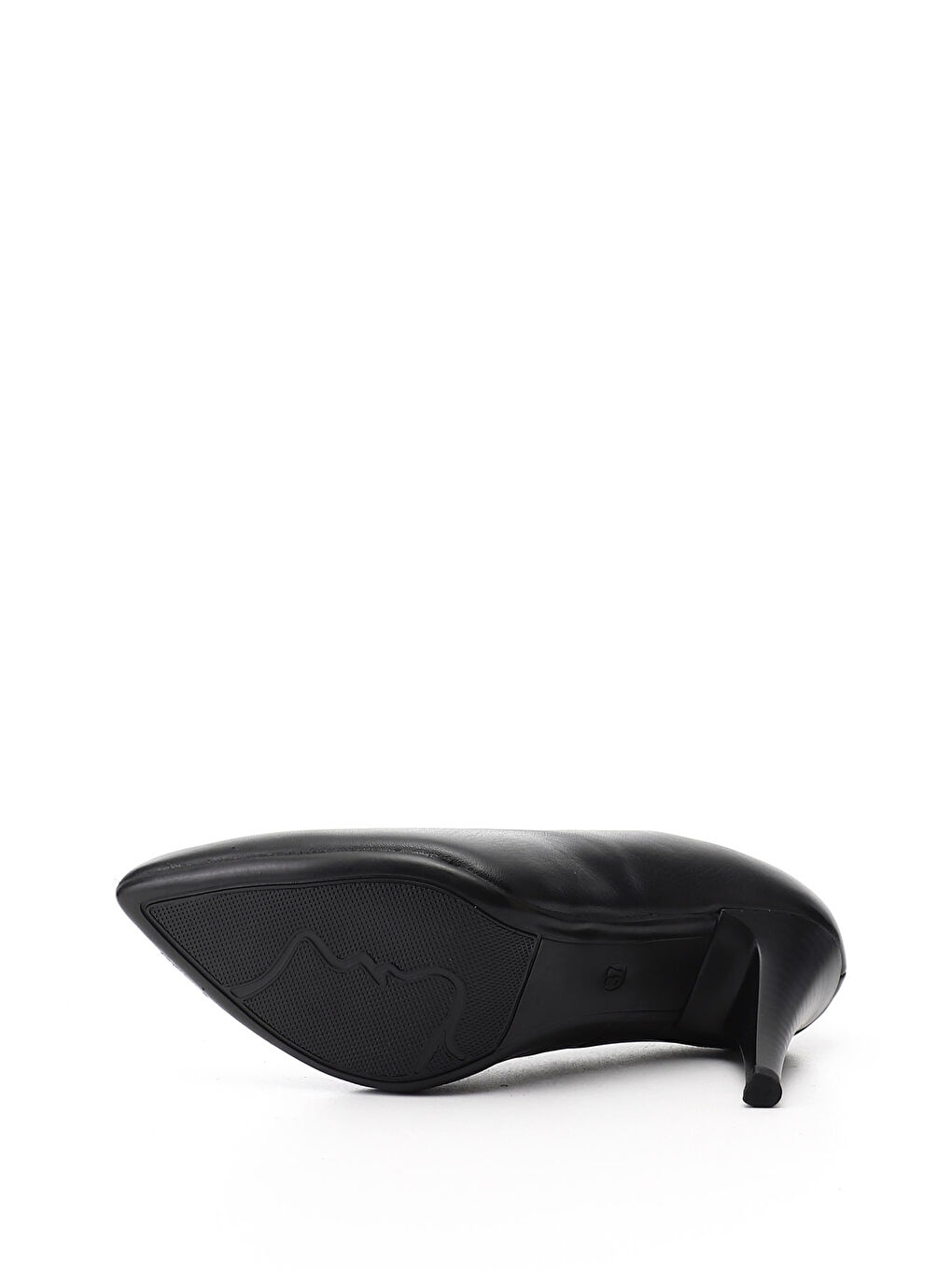 Siyah Kadın SİYAH Sivri Burun İnce Topuklu Hakiki Deri Stiletto-3