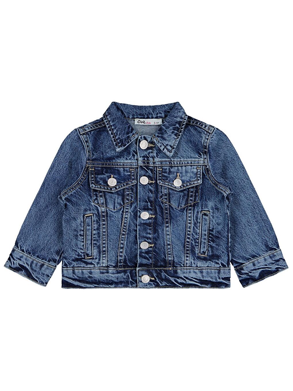 Girls ARIZONA 2-5 Yaş Ceket - Mavi 2-3 Yaş