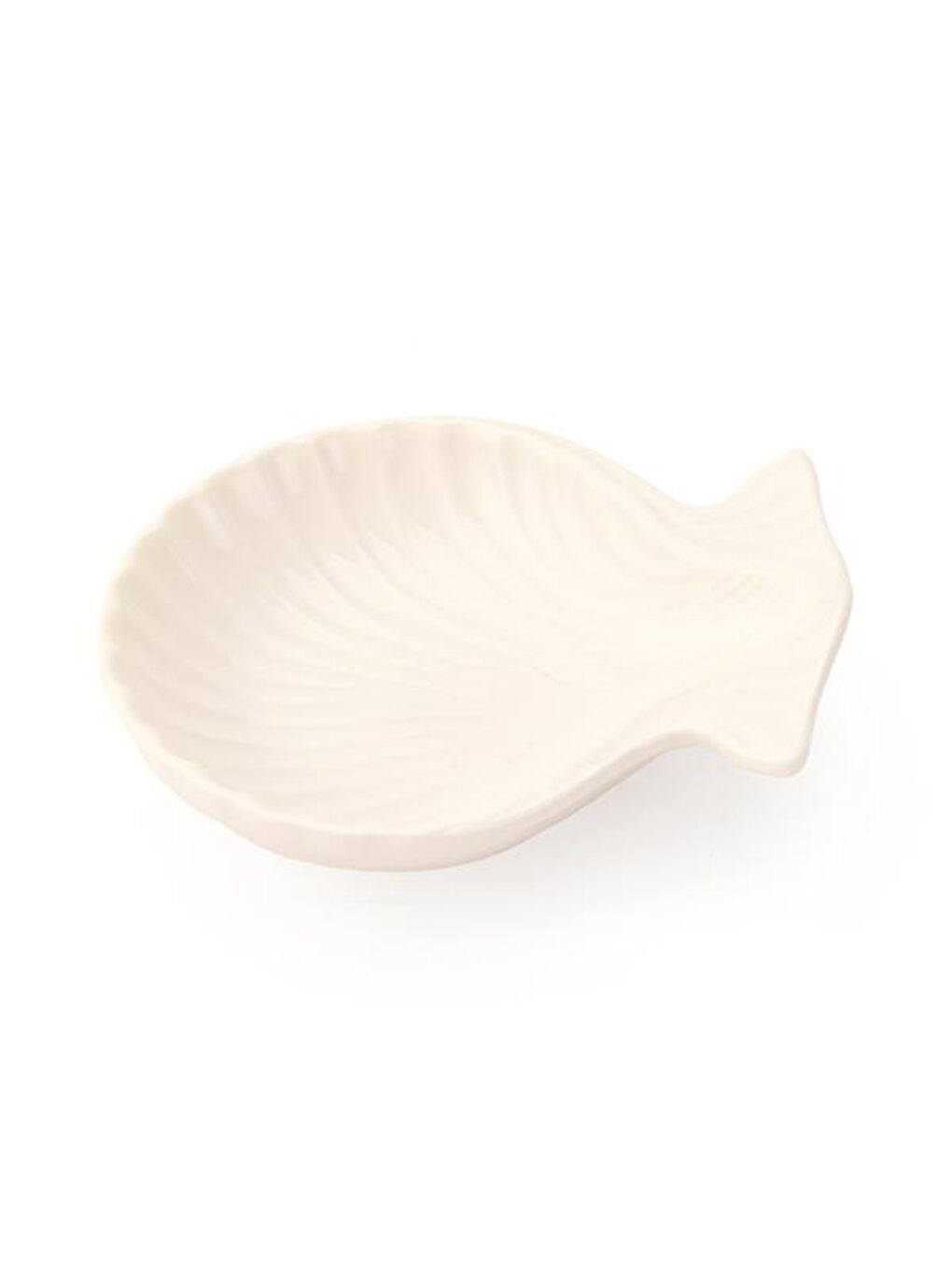 Porselen İstiridye Kase - Beyaz - 10x9 cm-1