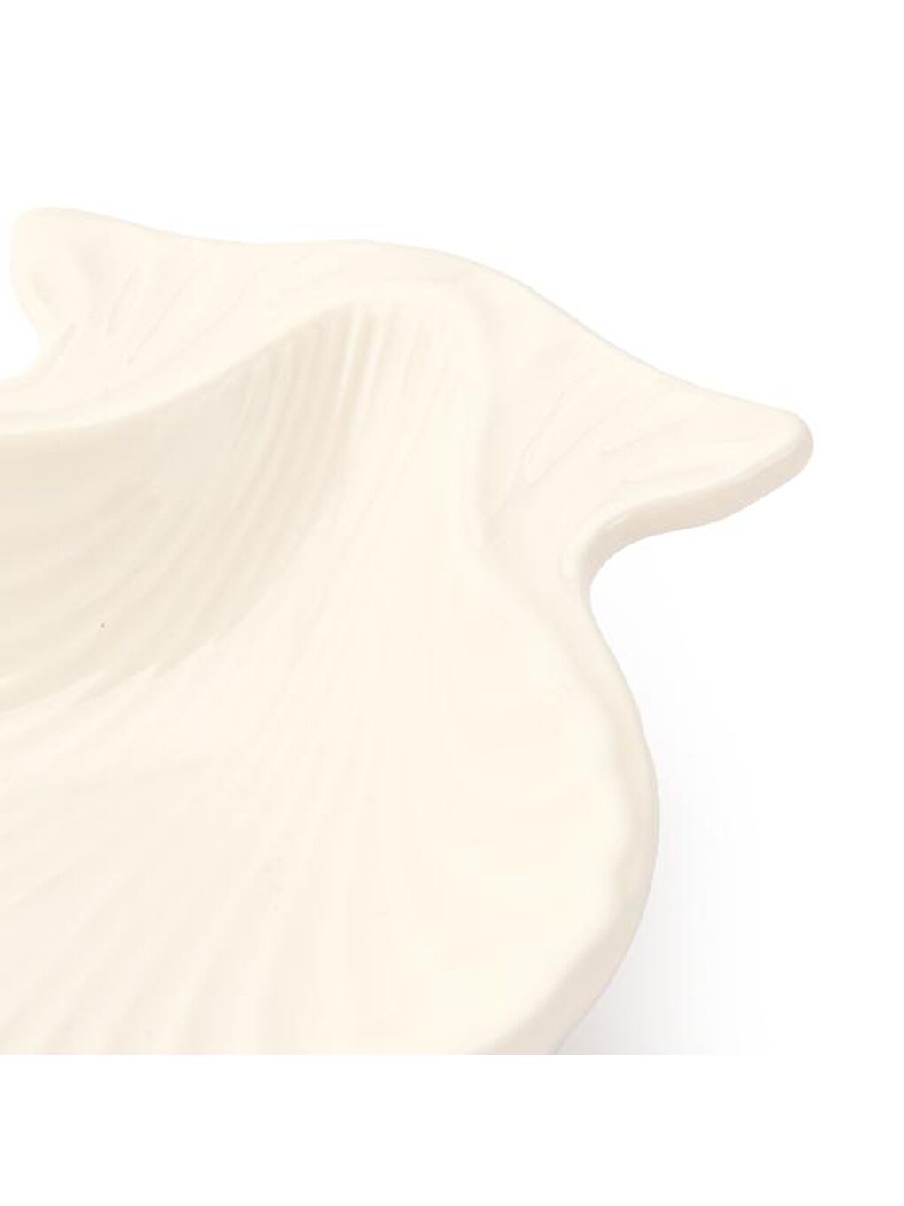 Porselen İstiridye Kase - Beyaz - 10x9 cm-2