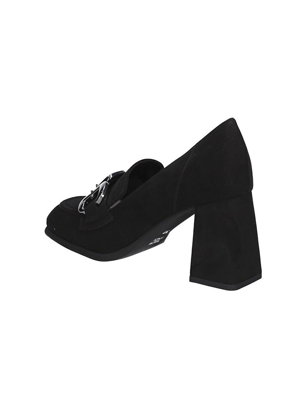 Siyah Kadın Topuklu / Stiletto 1H4638 4638 CAMOSCIO Nero-2