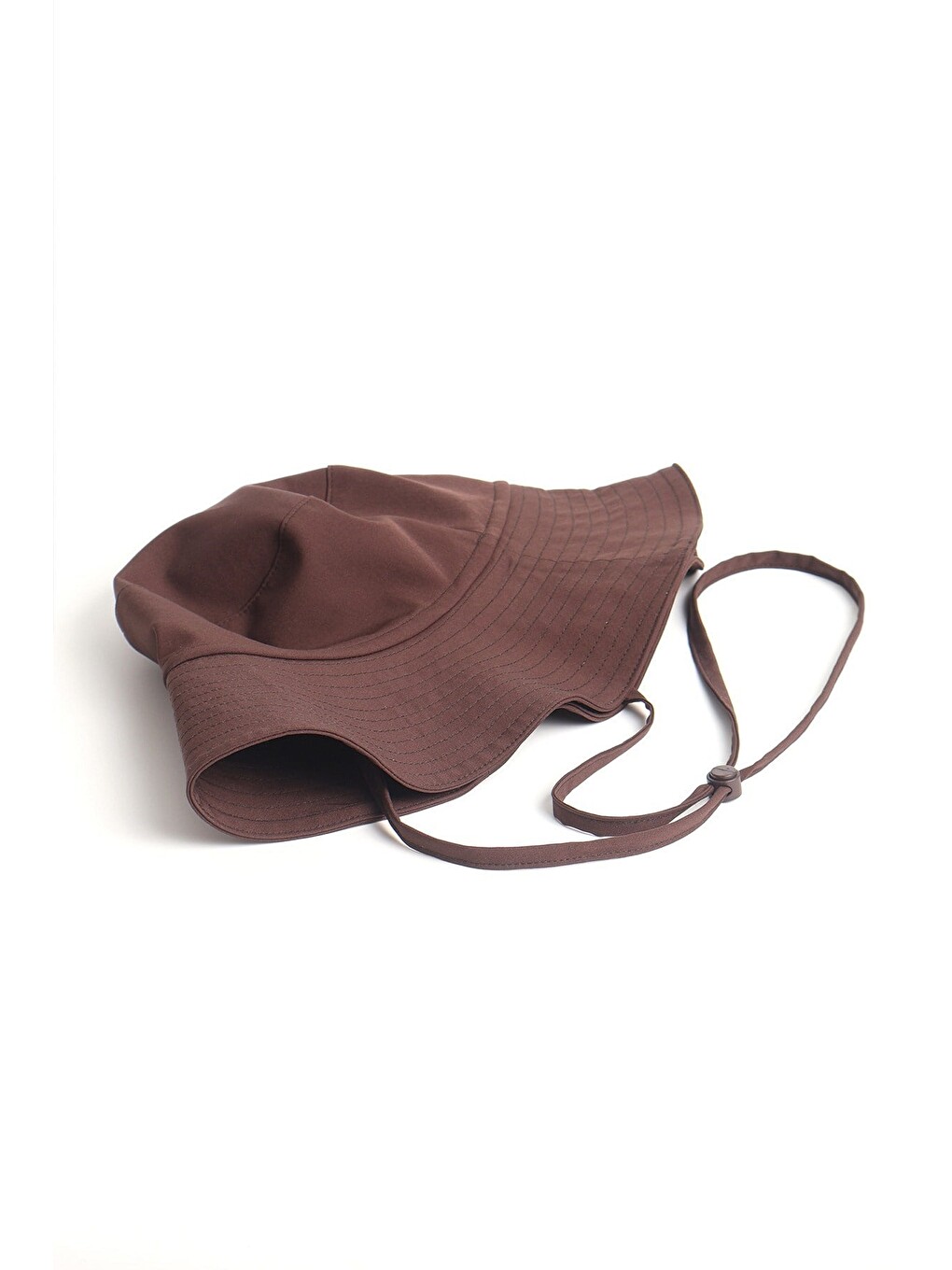 Kahverengi Bucket Şapka 1020-1