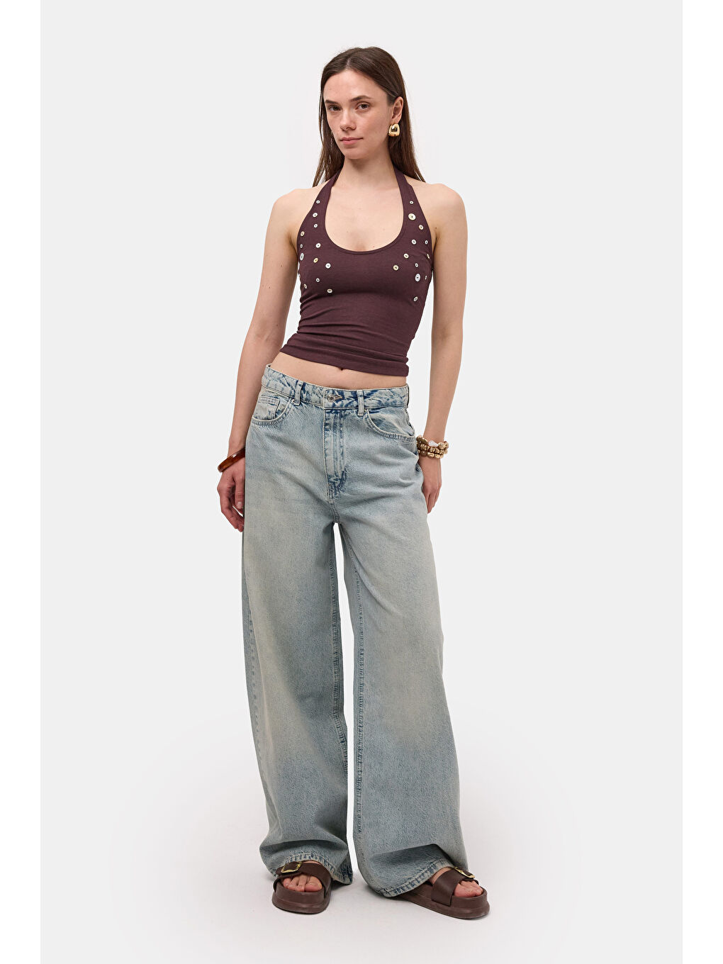 Mavi Kadın Jean Renk 4s6-32 Süper Baggy Fit %100 Pamuk Denim Jean-1