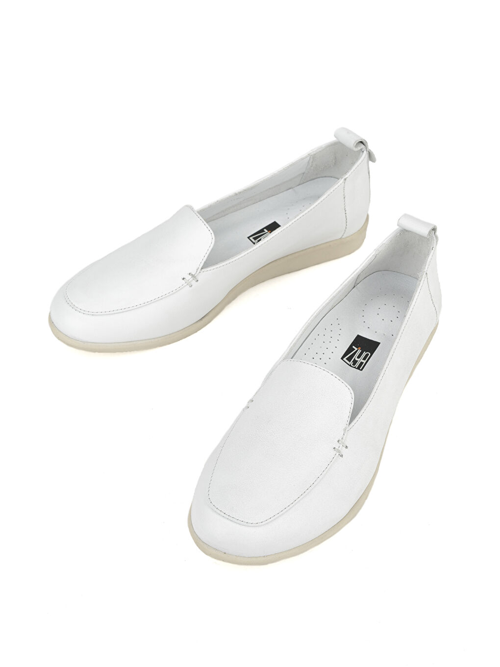 Kadın Hakiki Deri Günlük Ayakkabı 1411022Z2442 Beyaz