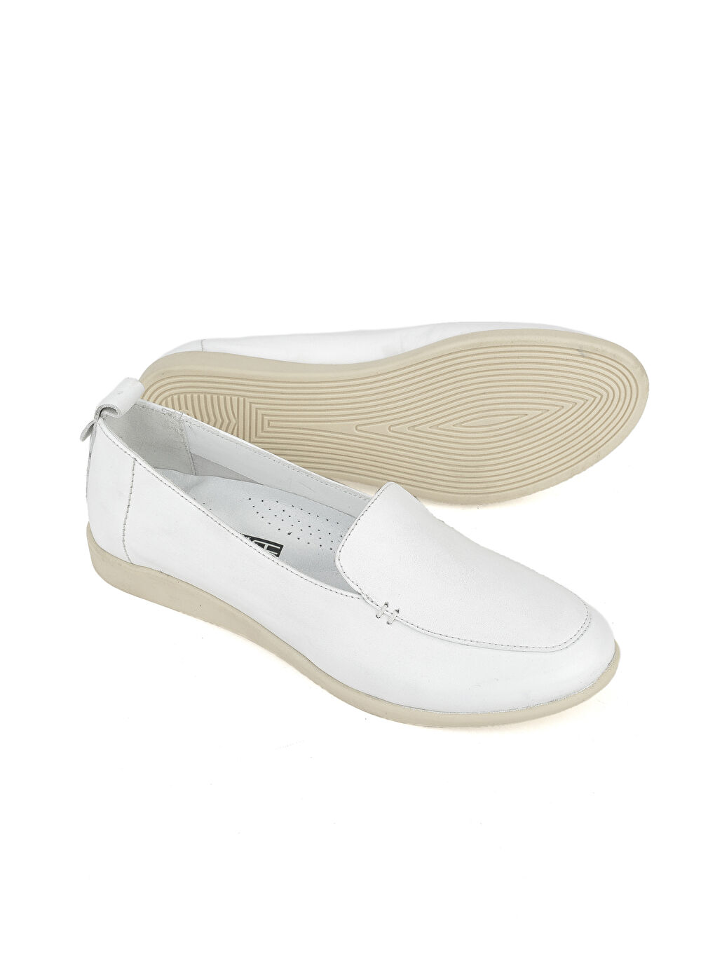 Kadın Hakiki Deri Günlük Ayakkabı 1411022Z2442 Beyaz-1