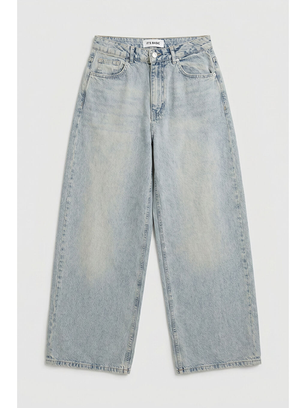 Mavi Kadın Jean Renk 4s6-32 Süper Baggy Fit %100 Pamuk Denim Jean-2