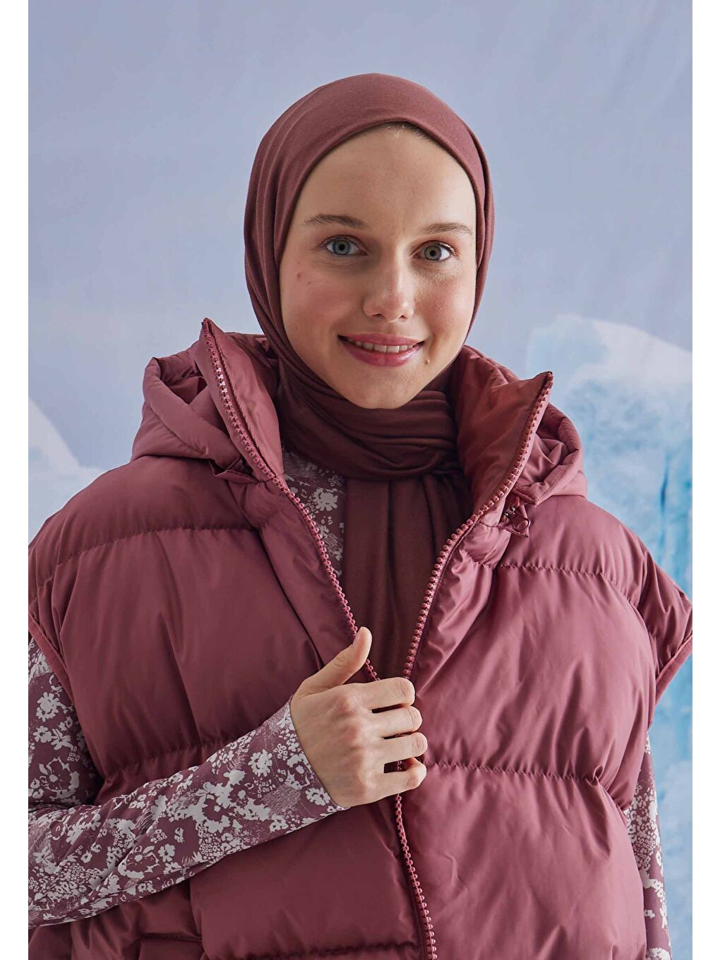 Penye Şal Gül Pembe-1