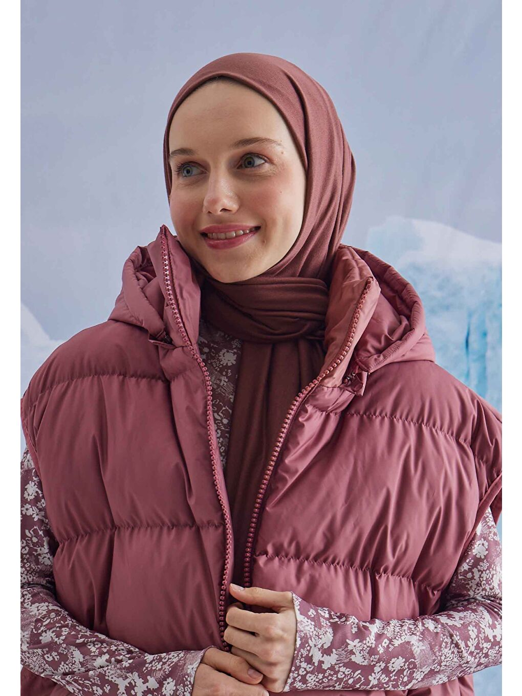 Penye Şal Gül Pembe-4