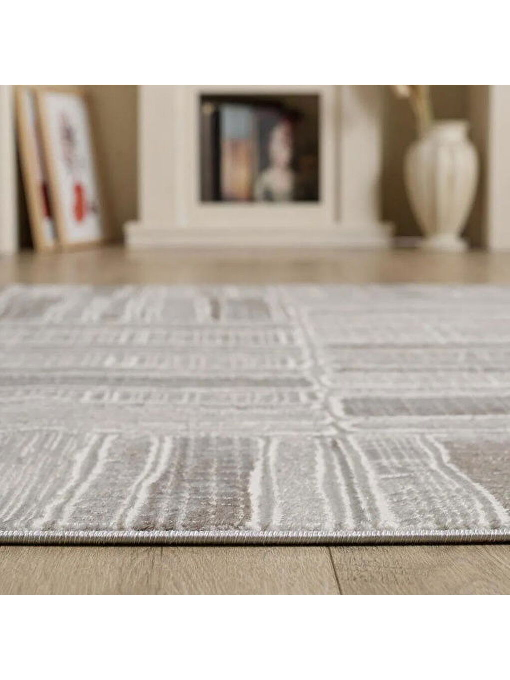 London Sarden Tozumaz Antialerjik Halı - Antrasit - 160x230 cm-3