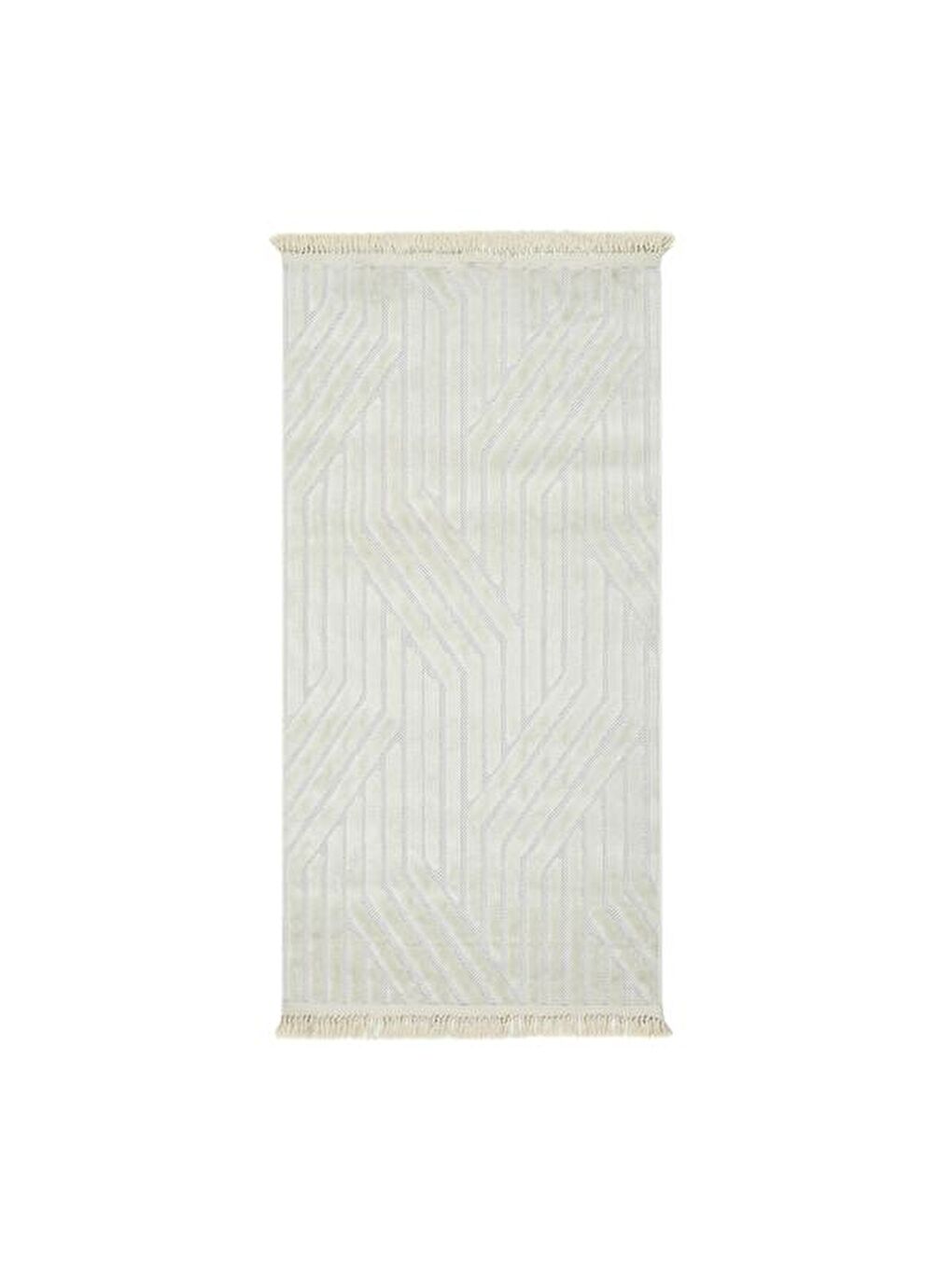 Cess 001 Halı - Beyaz - 120x180 cm