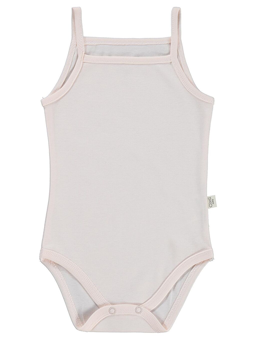 Baby Fiyonk Empirmeli İp Askılı 5 Li 1-36 Ay Çıtçıtlı Badi - Bej 12-18 Ay-5