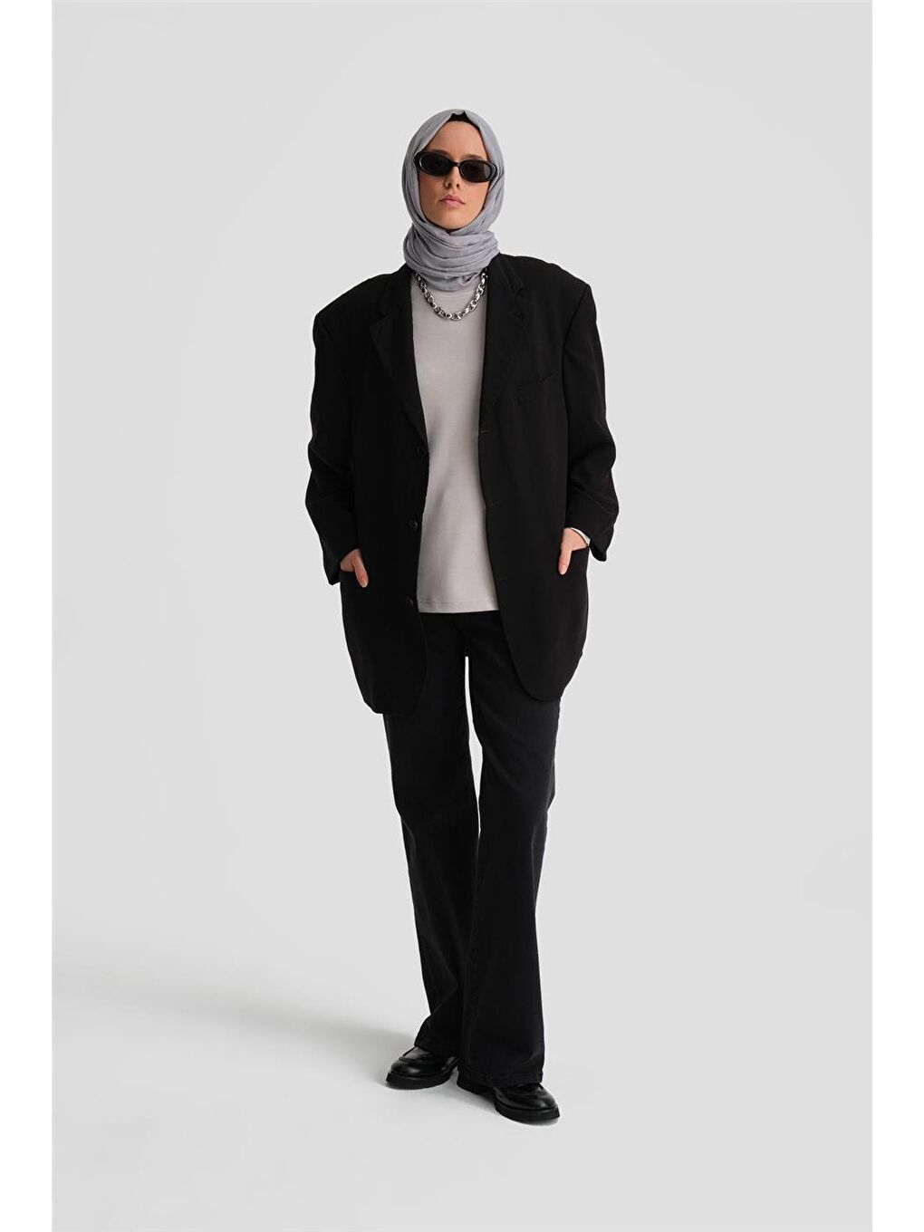 ARMİNE Tişört Ortd9033 Gri