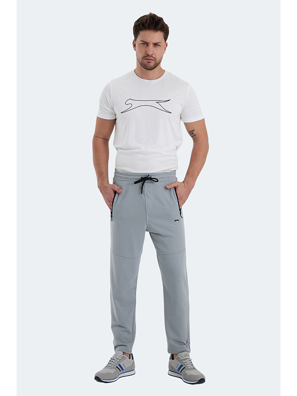 SLAZENGER ONES IN Erkek Eşofman Altı Gri - 3