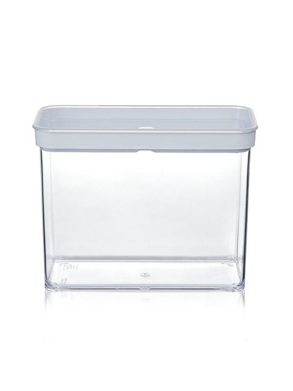 Renksiz System Dikdörtgen Saklama Kabı - 2 lt-1