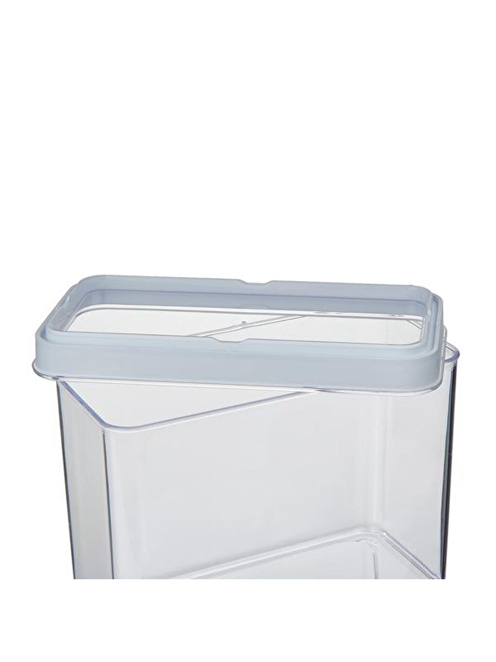 Renksiz System Dikdörtgen Saklama Kabı - 2 lt-3