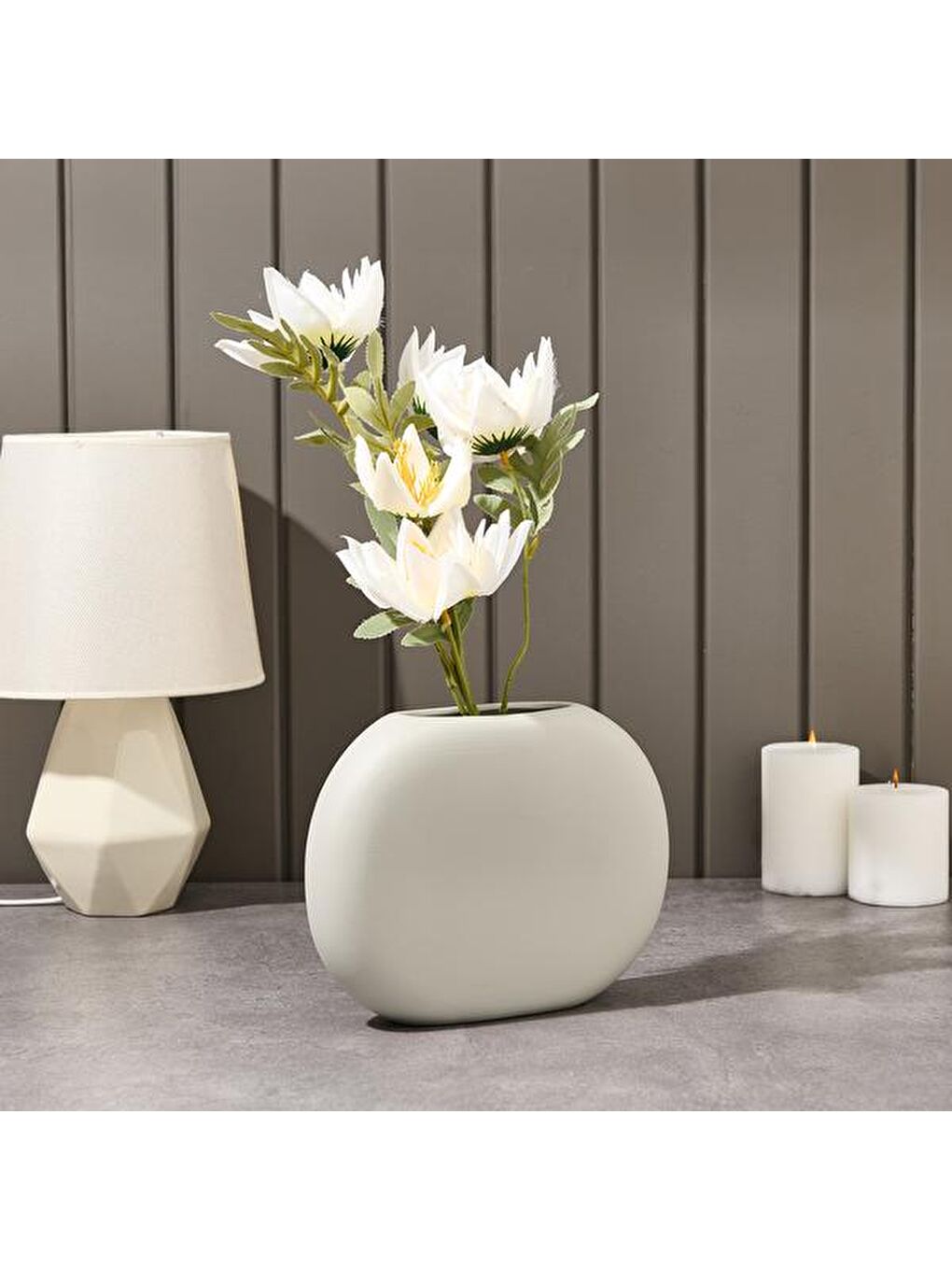 Sydney Vazo - Gri - 17 cm