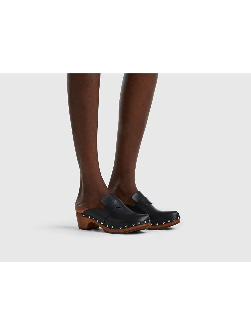 Kadın Siyah Suni Deri Takunya-2