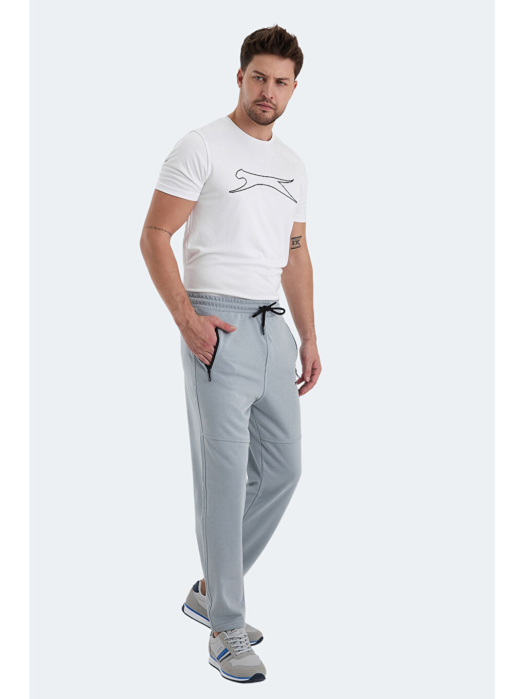 SLAZENGER ONES IN Erkek Eşofman Altı Gri - 6