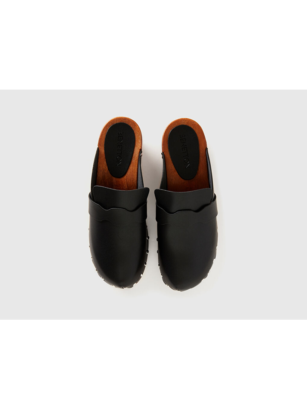 Kadın Siyah Suni Deri Takunya-4