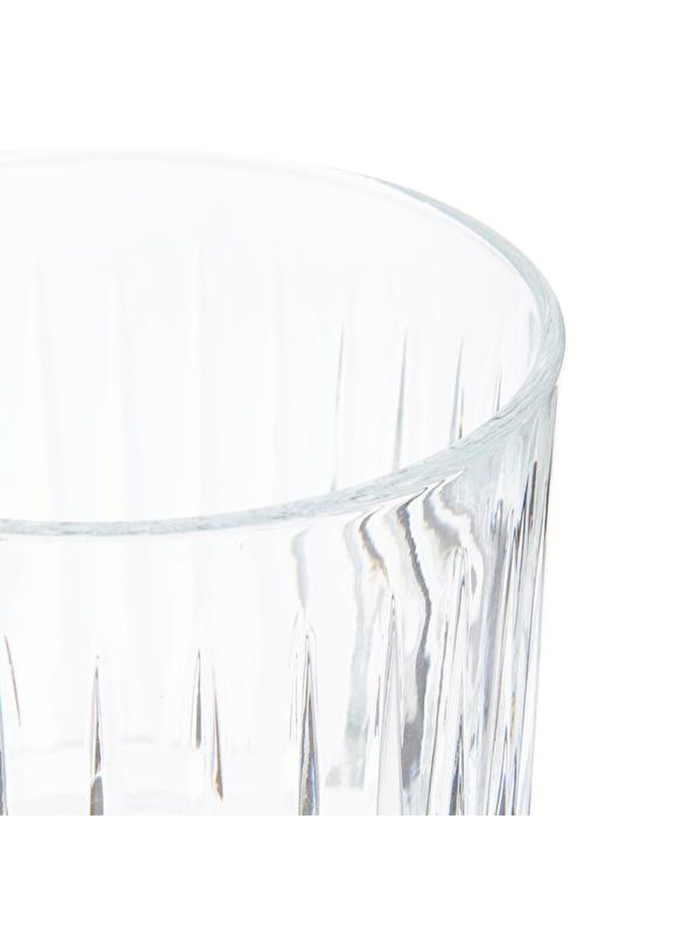 Renksiz Cam Meşrubat Bardağı - Şeffaf - 340 ml-1