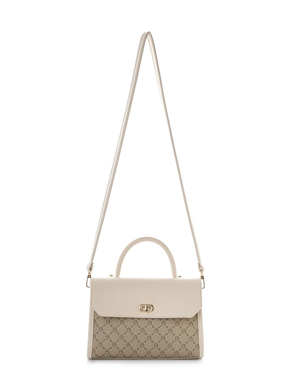 Ekru Novaya Kadın El Çantası-5