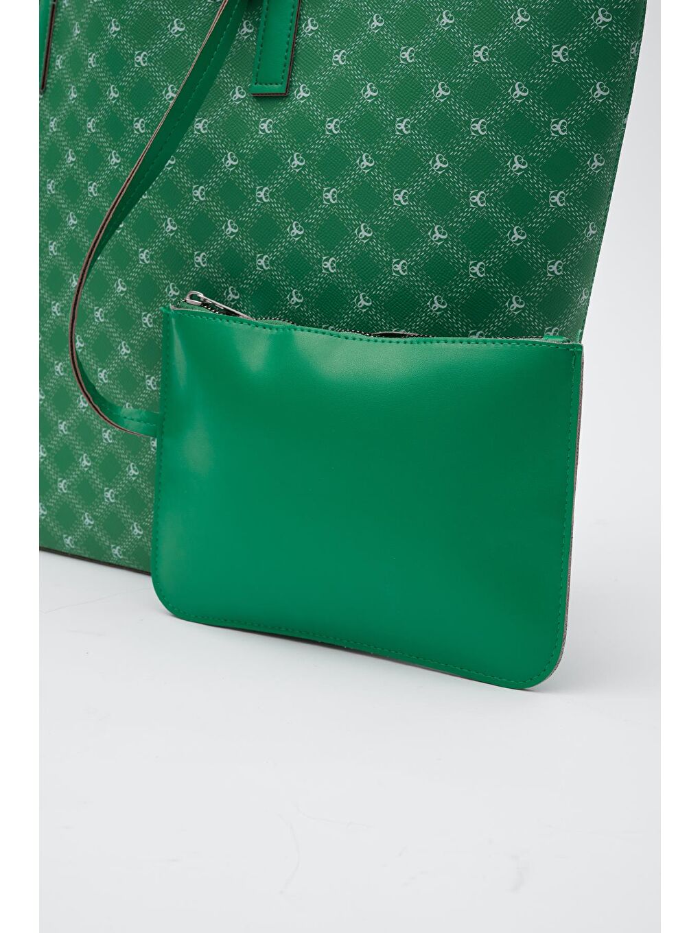 Thepe Cüzdanlı Omuz Çantası Yeşil-4