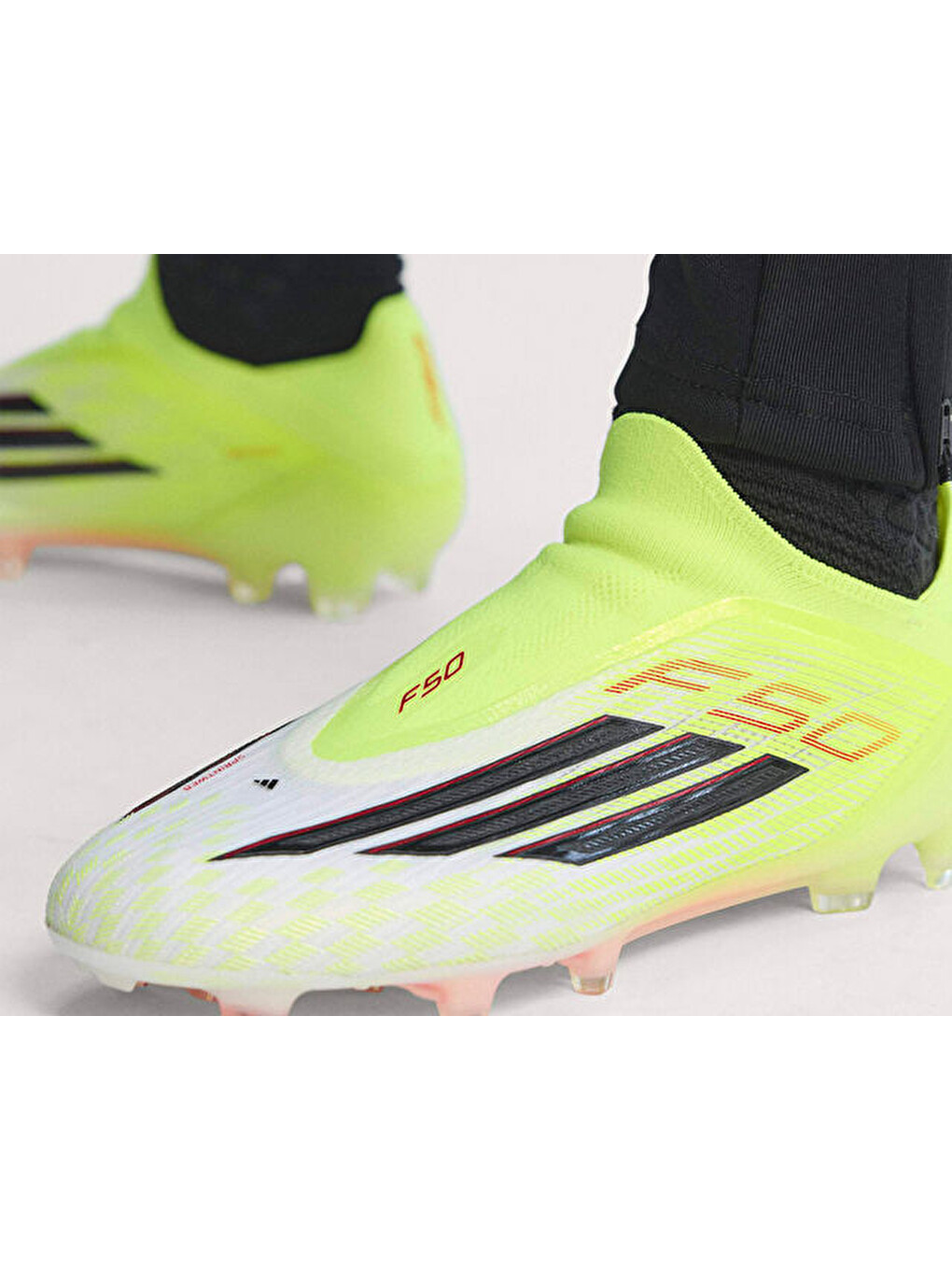 F50 Elite Ll Fg Erkek Çim Zemin Kramponu Jr6458 Sarı-4