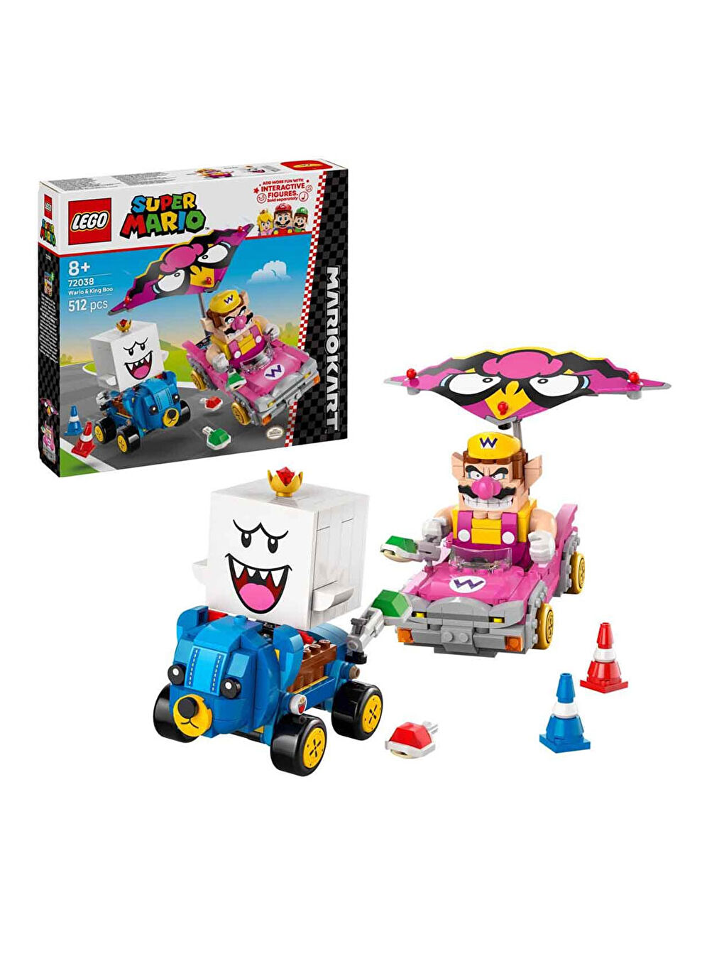 Super Mario: Mario Kart Wario ve King Boo 72038