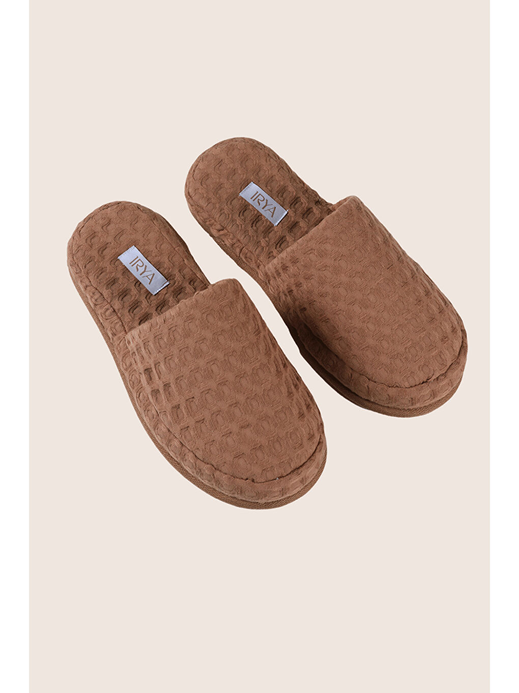 Kahverengi Aura Waffle Terlik Kahve