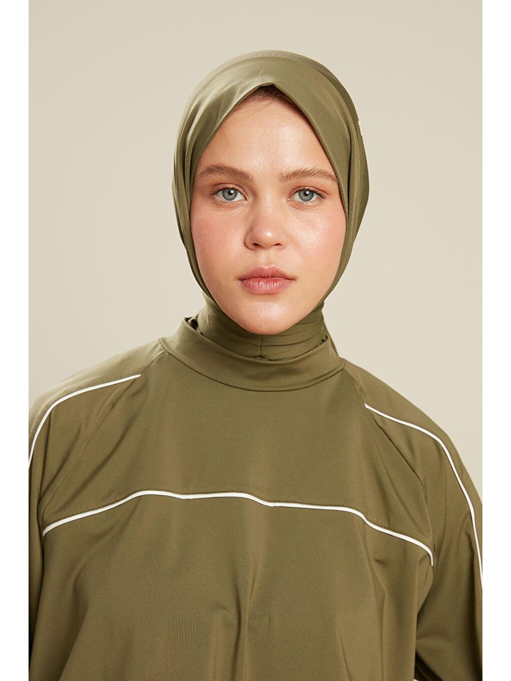 Bağlamalı Mayo Bone Haki