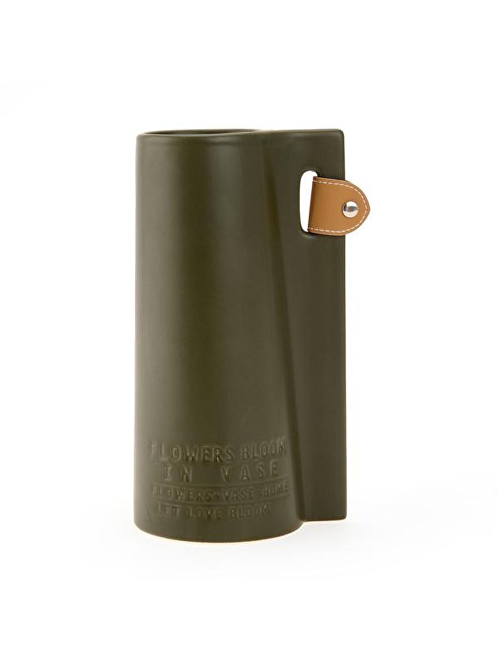 Florecimiento Vazo - Yeşil - 13x10,5 cm-1