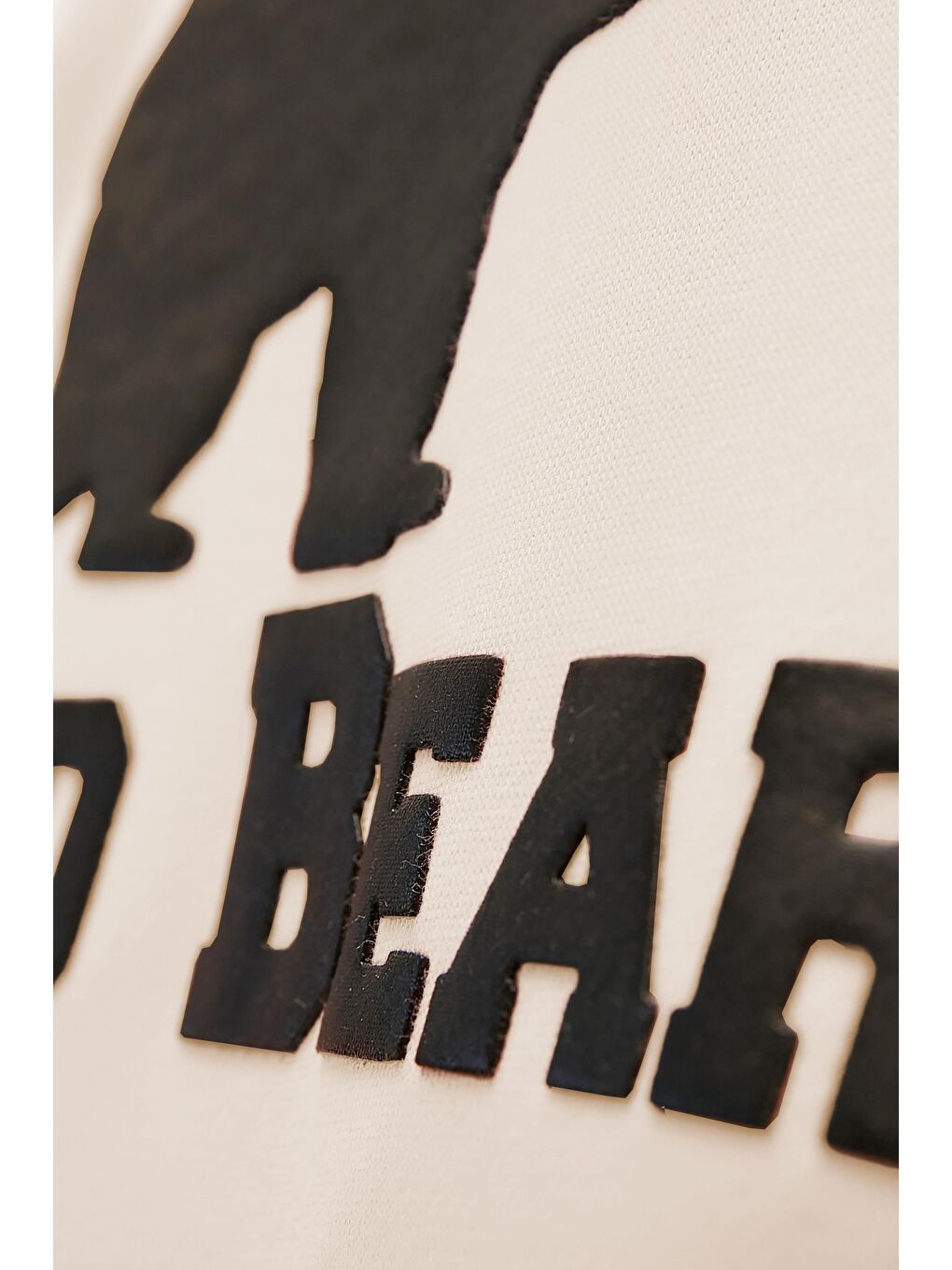 Logo Beyaz Kadın Kapüşonlu Sweatshirt-4