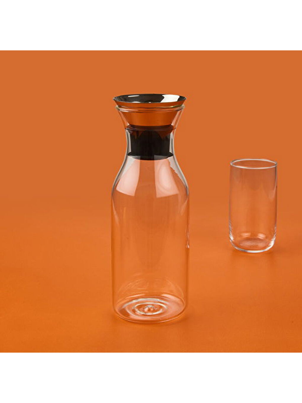 Renksiz Akıllı Kapak Sürahi - Şeffaf - 1 lt-2