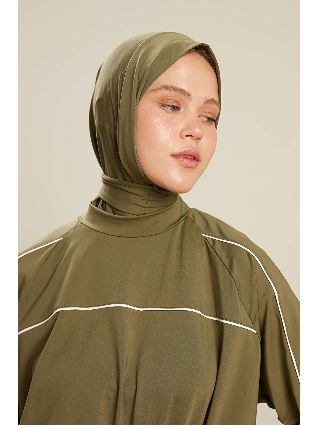 Bağlamalı Mayo Bone Haki-2