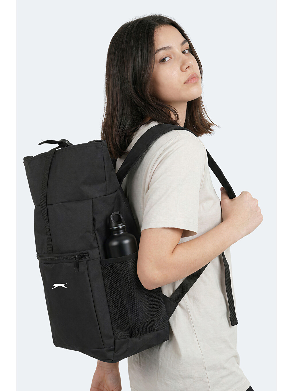Golat Unisex Siyah Sırt Çantası-6