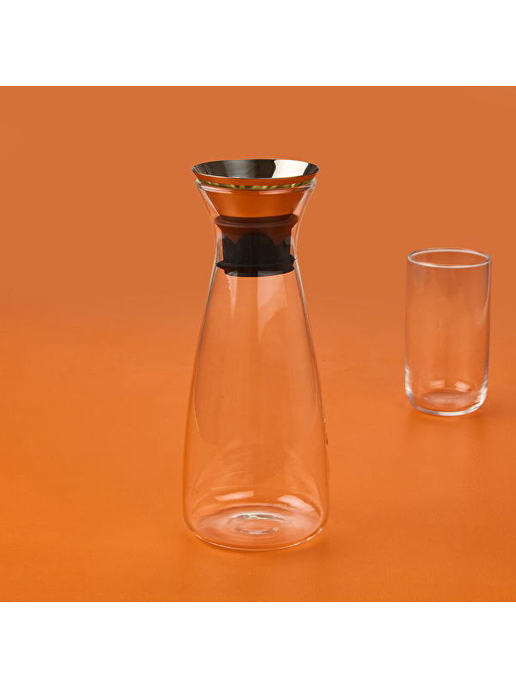 Renksiz Akıllı Kapak Cam Sürahi - Şeffaf - 1 lt-3