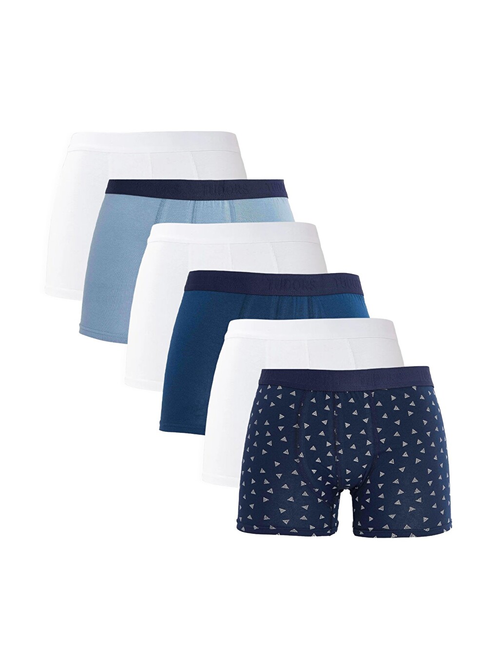 Sarı Erkek 6'lı Premium Seri Pamuklu Elastanlı Esnek Kumaş Boxer (damat Bohçası Çeyiz Seti