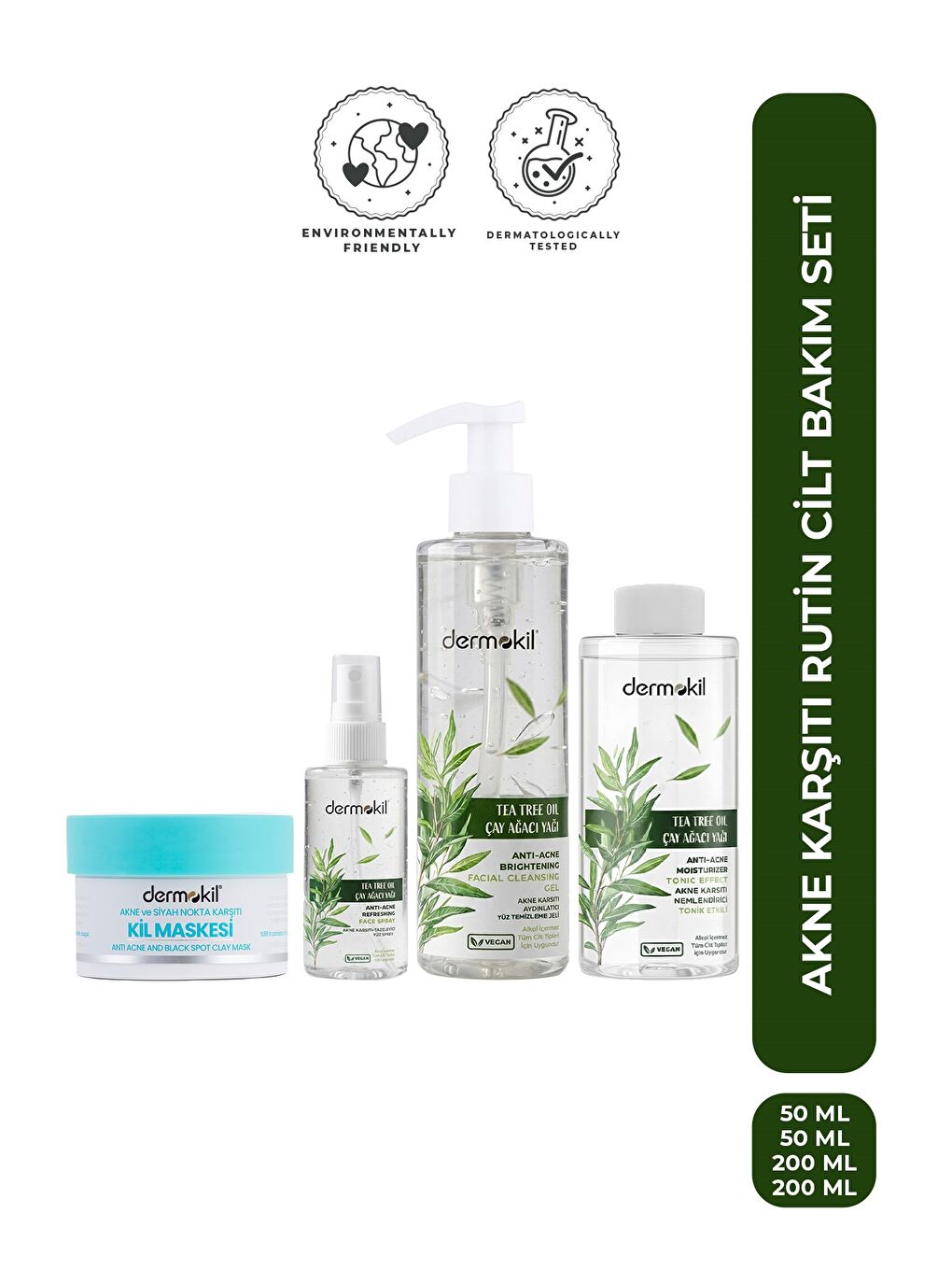 Akne Karşıtı Rutin Cilt Bakım Seti