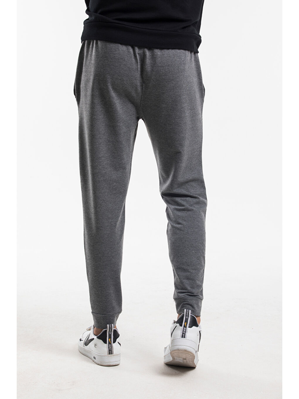 Antrasit Regular Fit İnce  Jogger Erkek Jogger Eşofman Altı SPR25EA81-2
