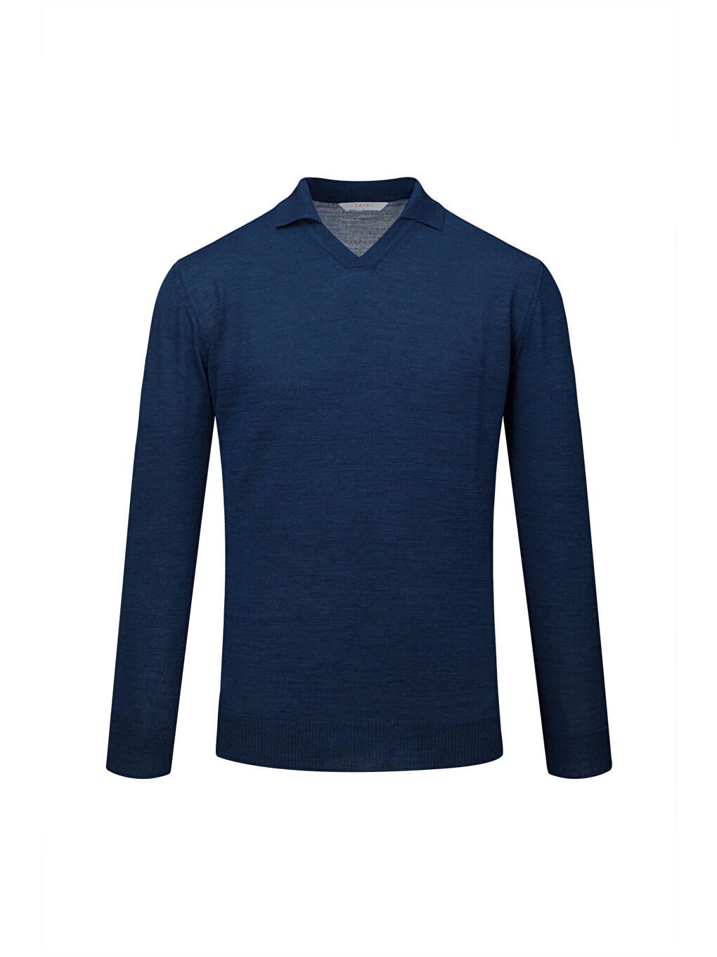 İndigo indigo Regular Fit Polo Yaka Yünlü Kazak