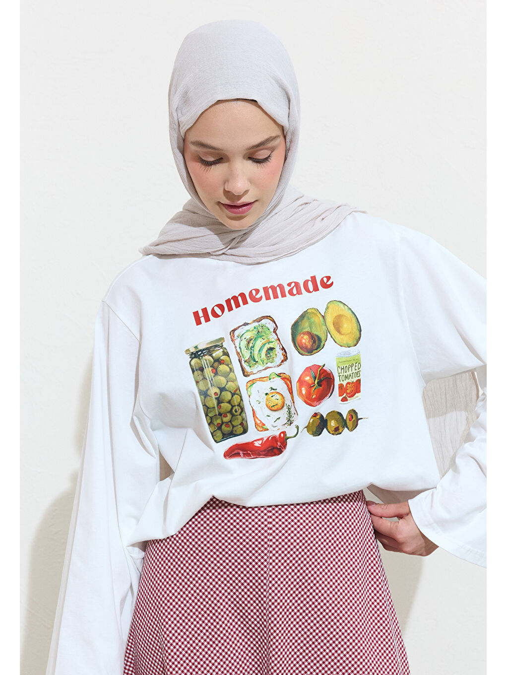 Gri PAMUKLU KETEN ŞAL SEA SALT FOAM-3