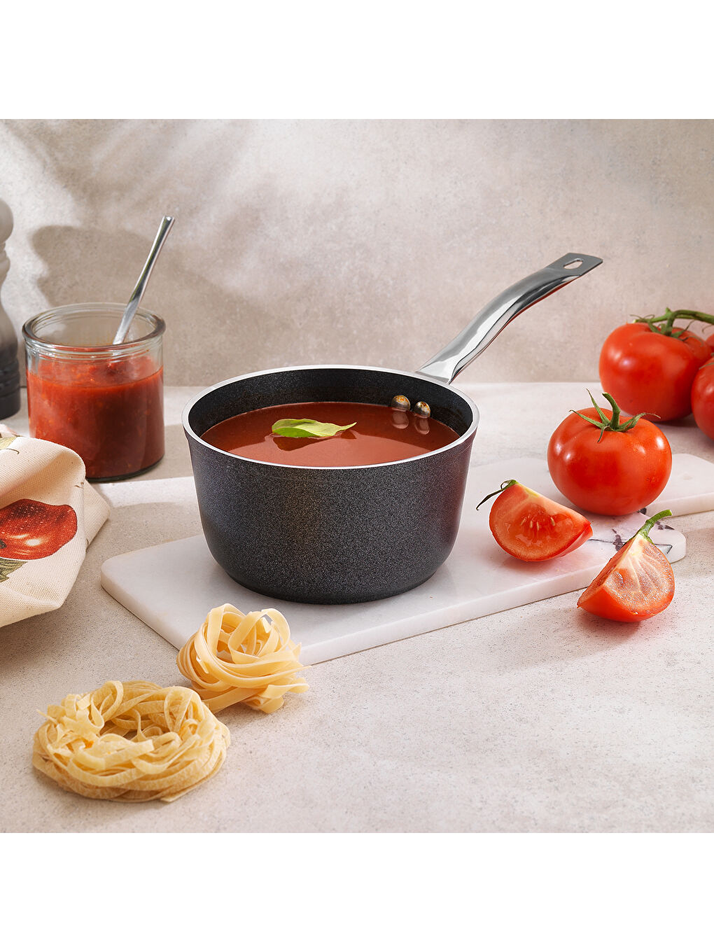 Micro Mini 14 Cm Yanmaz Yapışmaz Sosluk-Antrasit