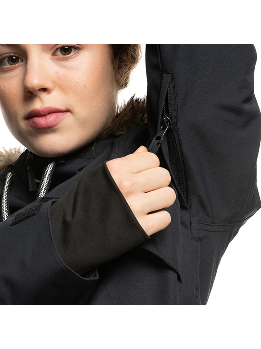 Siyah SHELTER JK Kadın SNOWBOARD CEKETİ-4