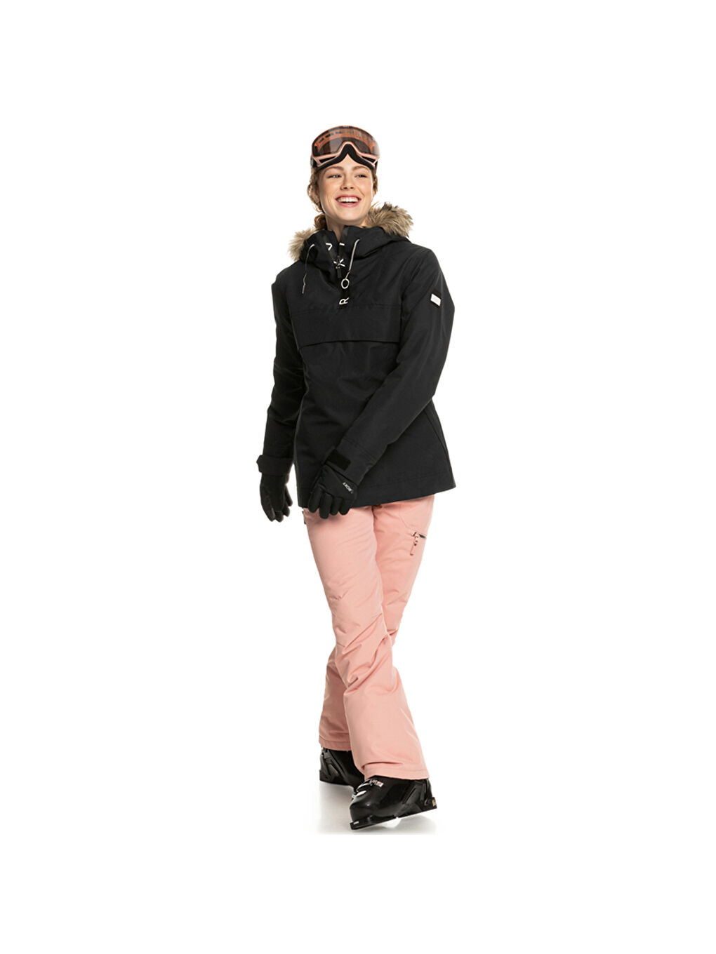 Siyah SHELTER JK Kadın SNOWBOARD CEKETİ-7