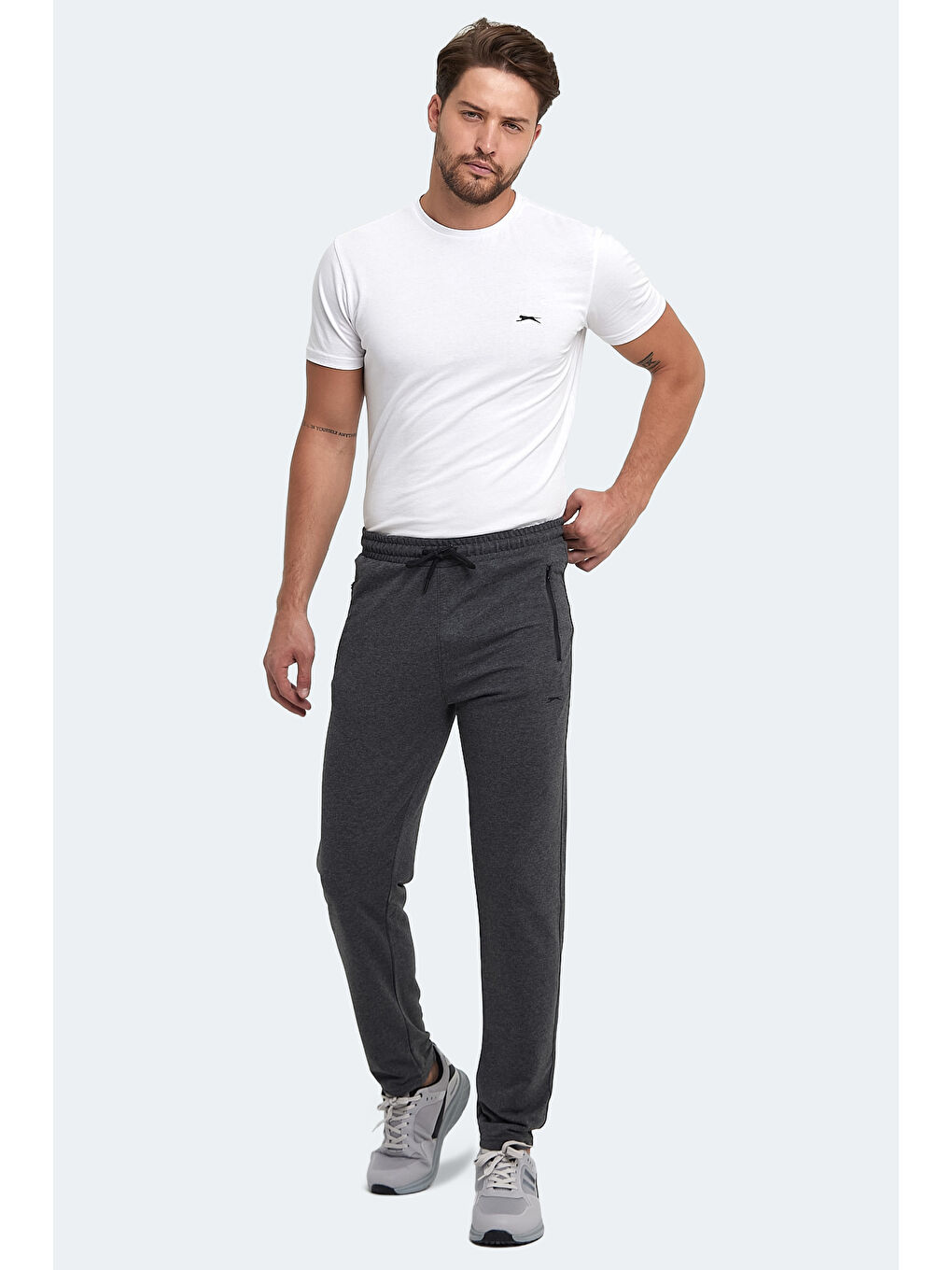 SLAZENGER ONES IN Erkek Eşofman Altı Koyu Gri - 6